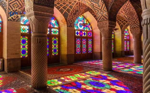 صورتی_ترین مسجد جهان در سفر به شیراز